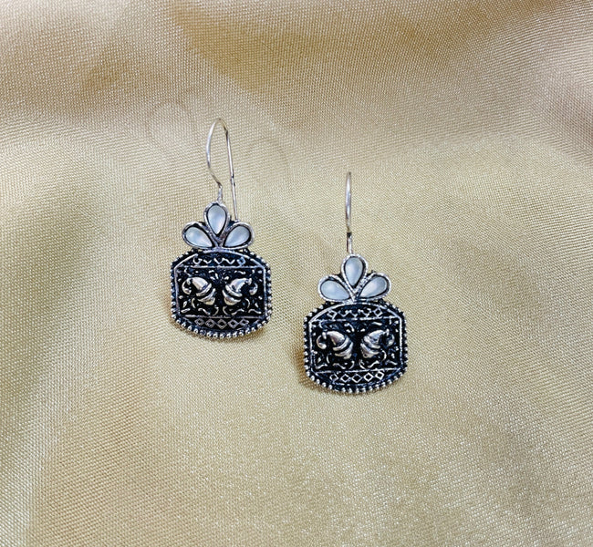 Vibrant Veils Floral Filigree Earrings