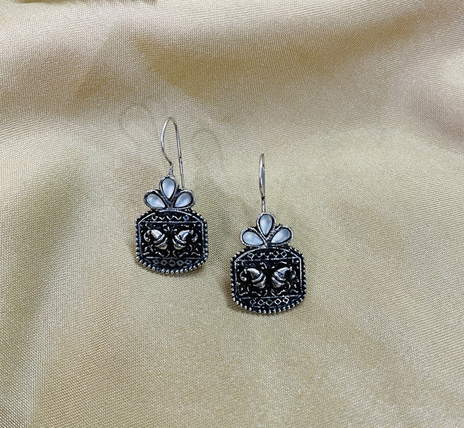 Vibrant Veils Floral Filigree Earrings