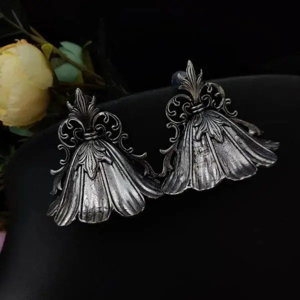 Victorian Style Stud Earrings For Party Wear - VibrantVeils VibrantVeils