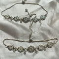 Vibrant Veils Floral Bloom Anklet