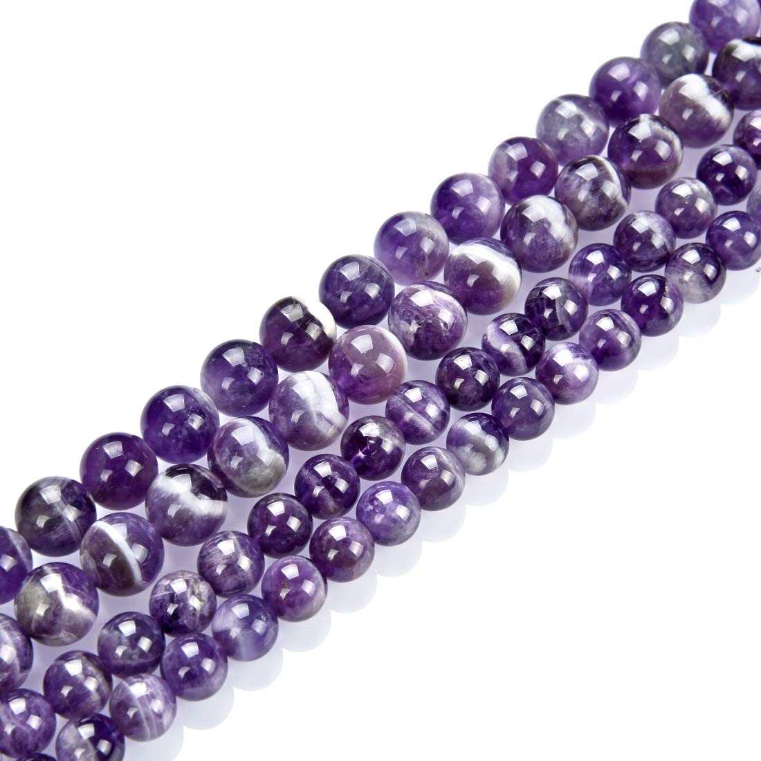 Amethyst Stone Round Beads  ( 6, 7, 8, 9, 10 mm)