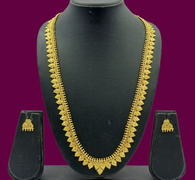 Vibrant Viels long Rani Haar – Grand Bridal Statement Necklace