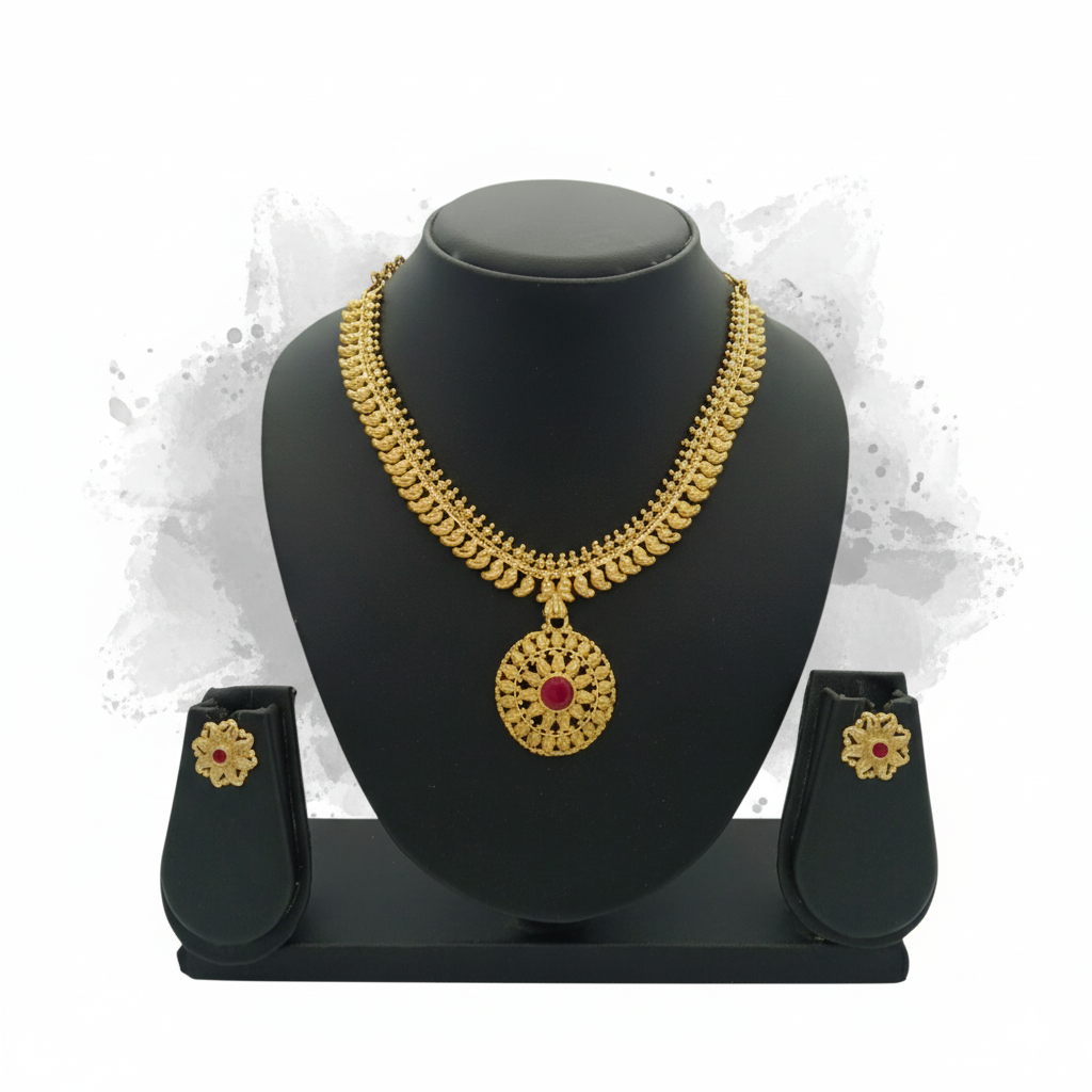 Minimal Long Rani Haar – Light & Stylish Everyday Wear Necklace