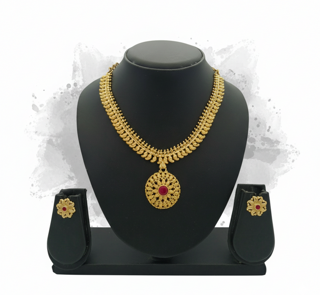 Minimal Long Rani Haar – Light & Stylish Everyday Wear Necklace