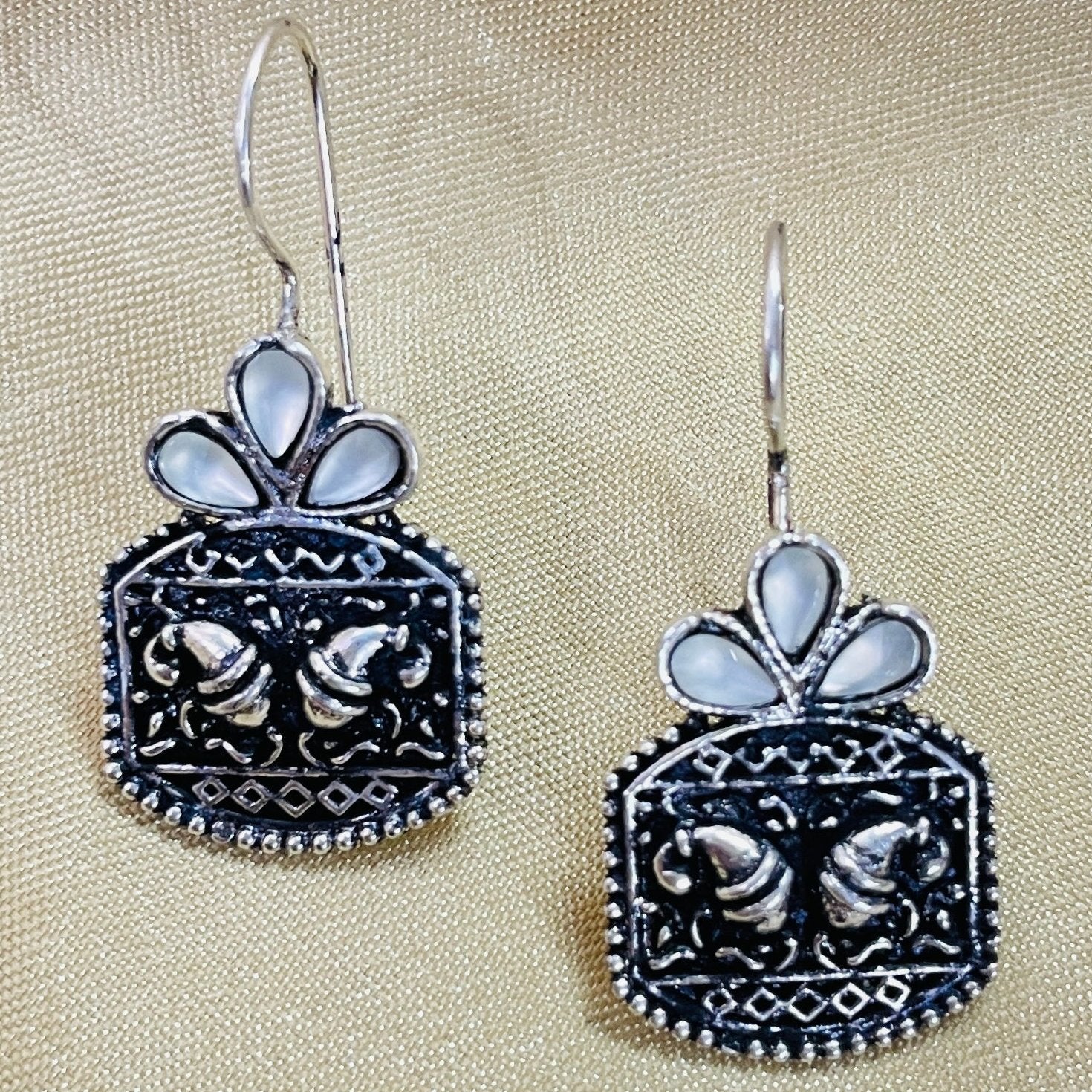 Vibrant Veils Mini Tribal style Earing