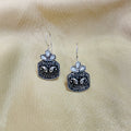 Vibrant Veils Floral Filigree Earrings