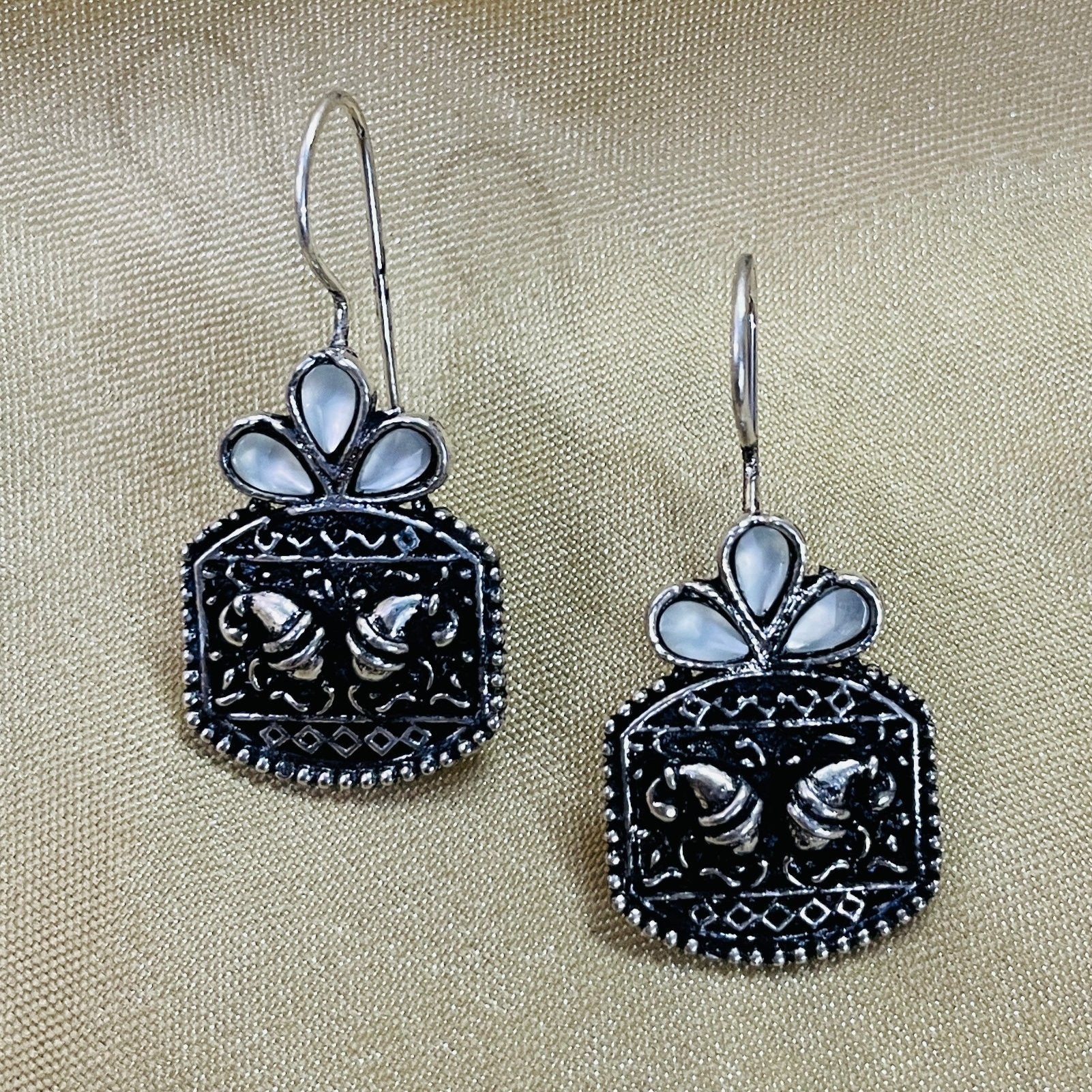 Vibrant Veils Mini Tribal style Earing