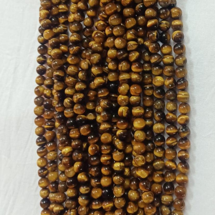 Tiger Eye Round Beads (6, 7, 8, 9, 10 mm)