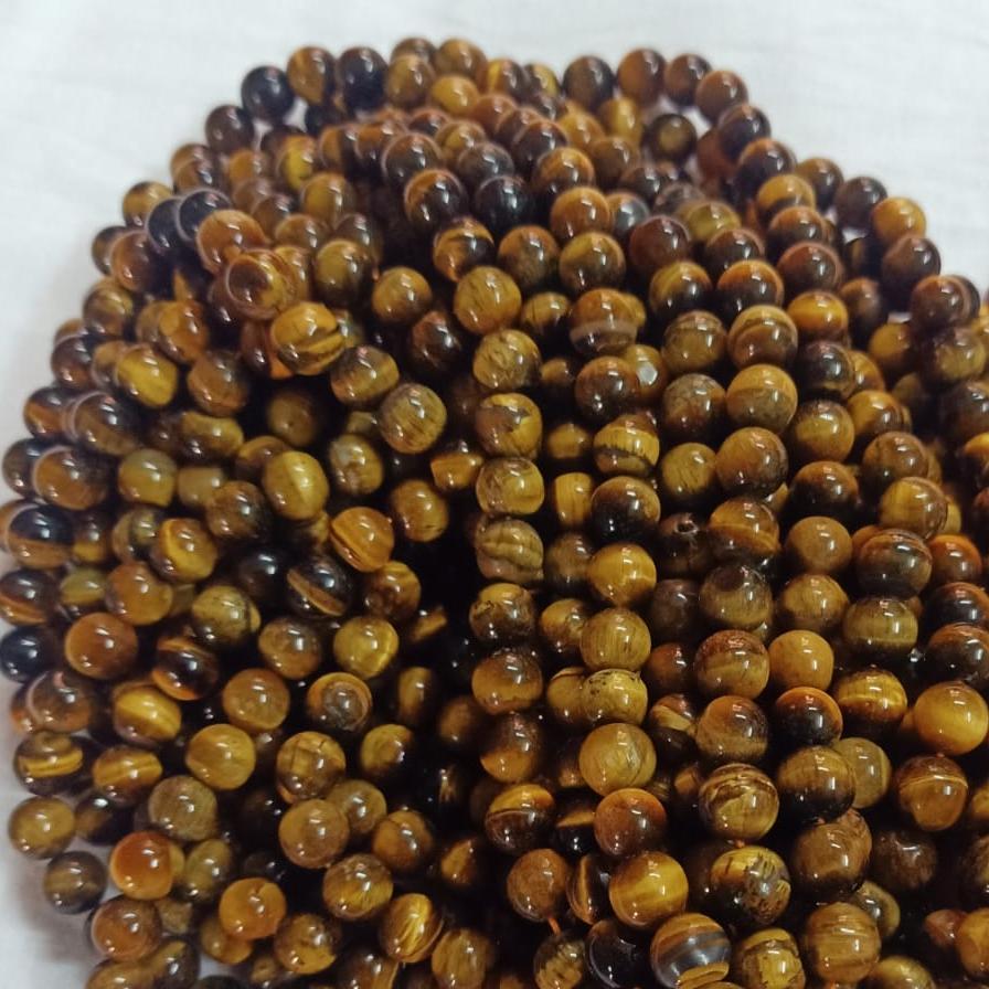 Tiger Eye Round Beads (6, 7, 8, 9, 10 mm)