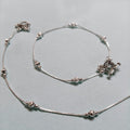 VIBRANT VEILS Classic Silver Bells Anklet